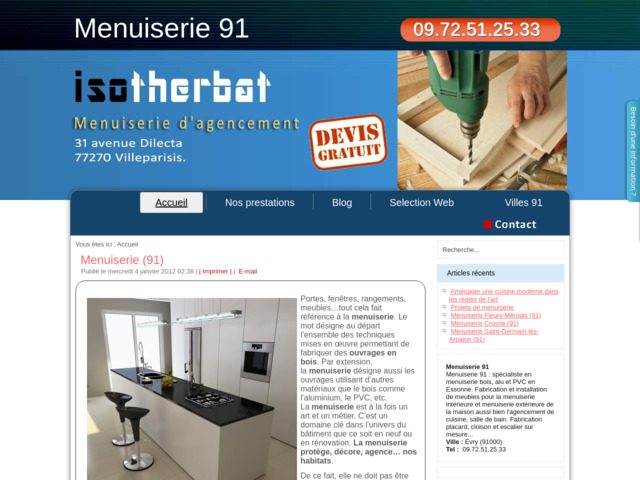 Menuiserie 91