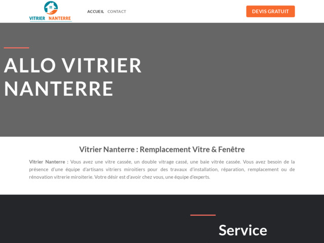 Dépannage vitrier Nanterre