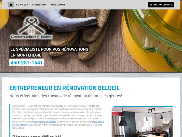 Construction f. boies