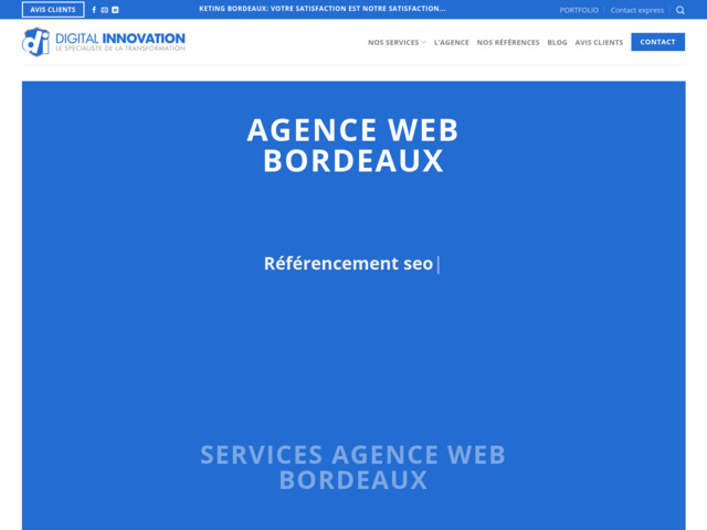 Agence web Bordeaux Digital Innovation : conception de sites web