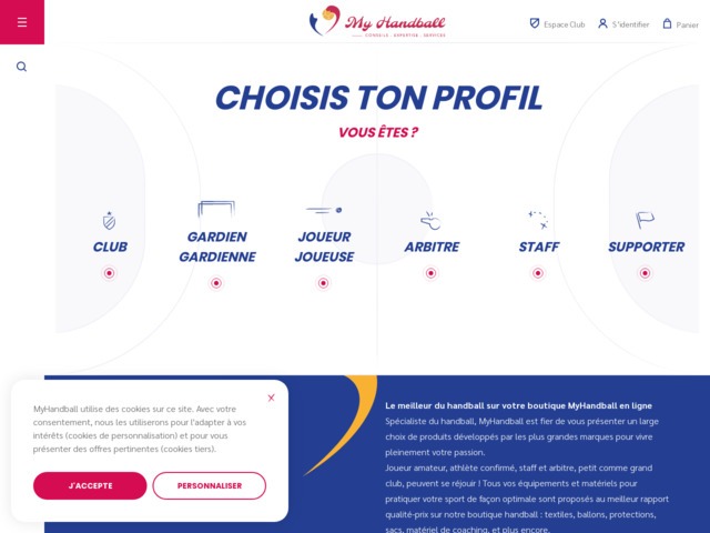 Myhandball.fr - magasin handball