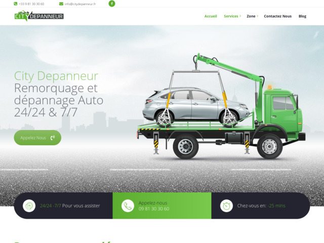 City depanneur - depannage auto paris et île-de-france 2424