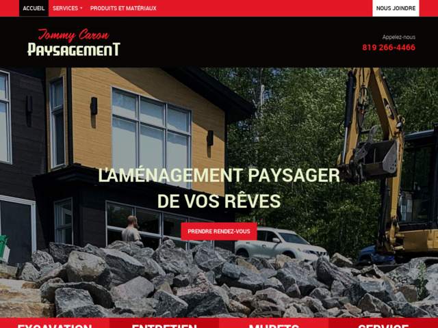 Tommy caron paysagement est votre paysagiste  shawinigan