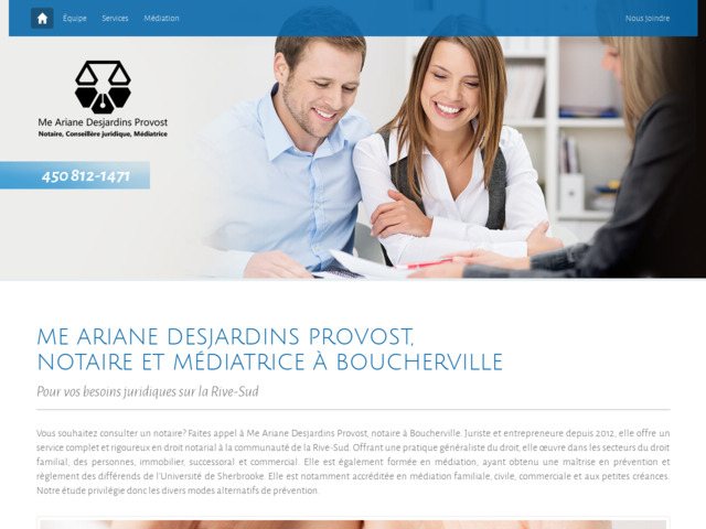 Me ariane desjardins provost, notaire et médiatrice à boucherville