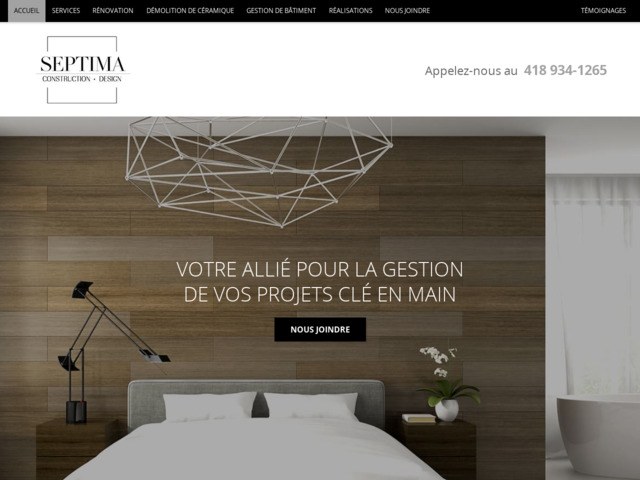 Entrepreneur général à québec | septima construction