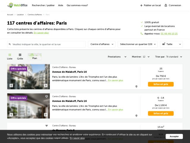 Centre d'affaires Paris