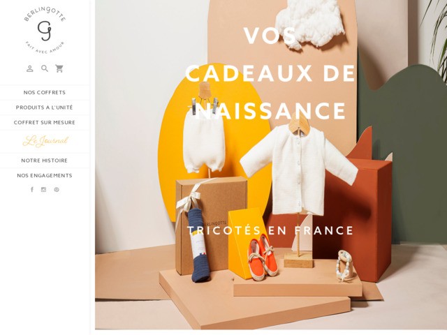 Les coffrets de naissance berlingotte - cadeaux de naissance made in france