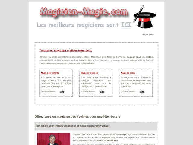 Magicien pour enfants dans les Yvelines