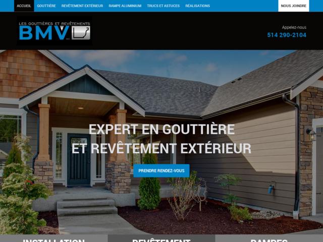 Gouttières et revêtements bmv | entrepreneur en gouttières sur la rive-sud