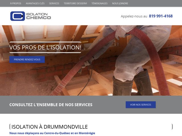 Isolation chemco est la référence en isolation à drummondville