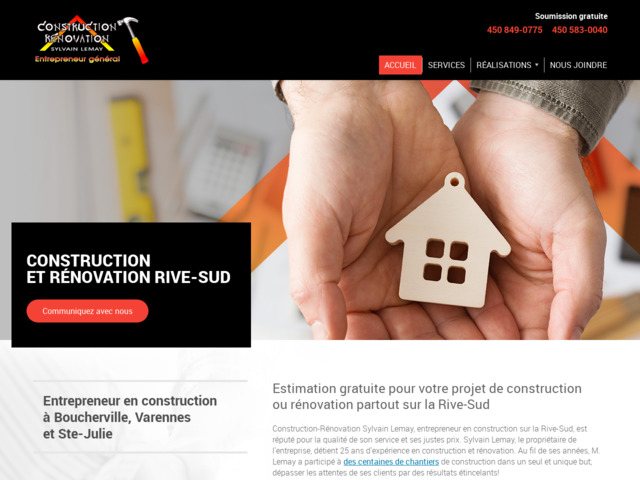 Construction-Rénovation Sylvain Lemay, entrepreneur général Rive-Sud