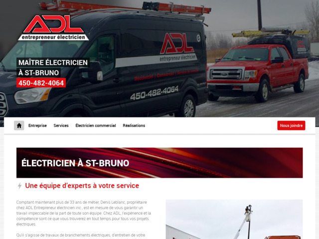 Adl entrepreneur lectricien - matre lectricien  saint-bruno, rive-sud