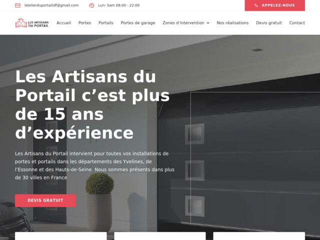 Les artisans du portail, portes, portails, portes de garage