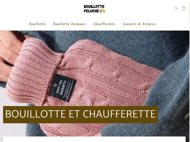 Bouillotte peluche
