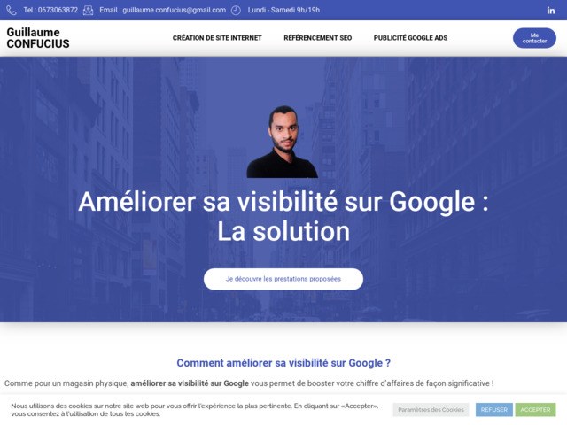 Augmenter sa visibilité sur google grâce à guillaume confucius