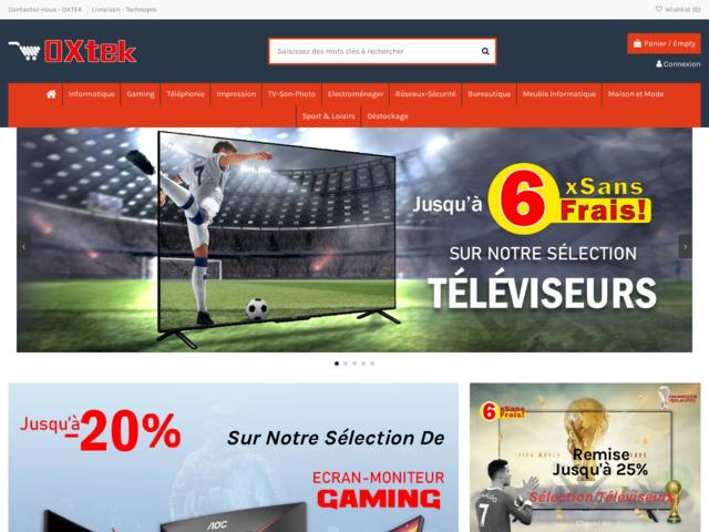 Oxtek: high tech, meuble, déco, bricolage, sport, jardin