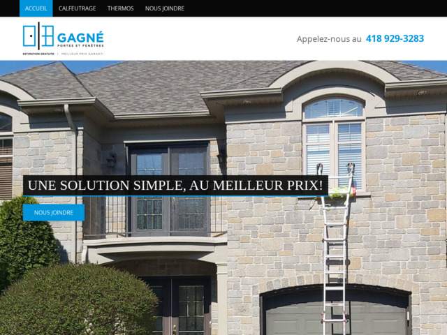 Gagné portes et fenêtres - réparation de portes et fenêtres à québec