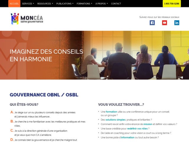 Monca Saine Gouvernance | Consultation en gouvernance OBNL et OSBL