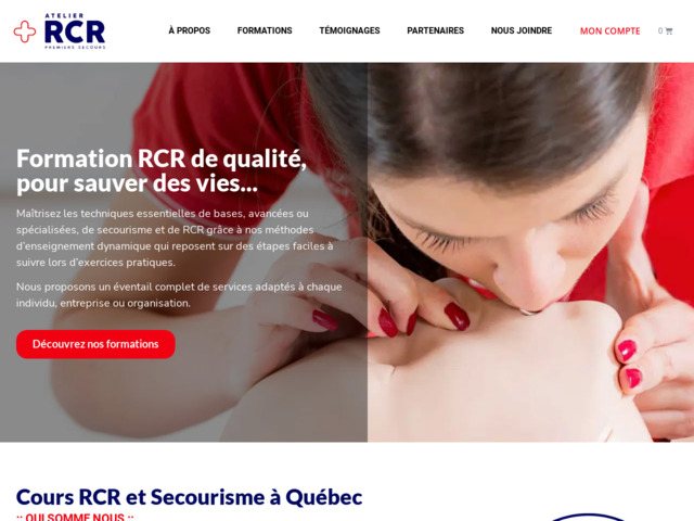 Atelier rcr - cours rcr et secourisme  qubec