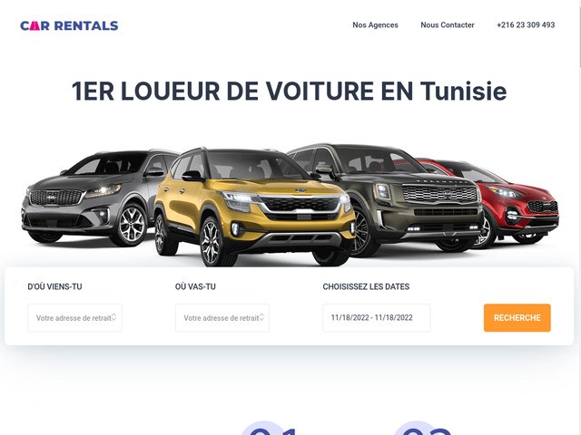 Car rentals tunisia agence pour louer les vehicules