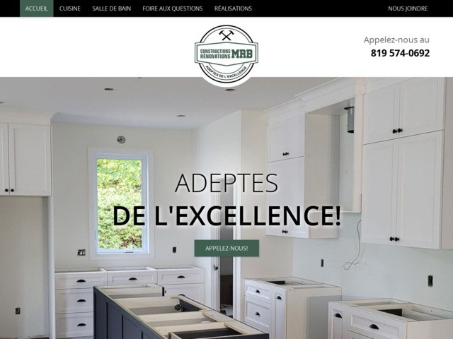 Constructions Rnovations MRB Sherbrooke | Installation armoires comptoirs