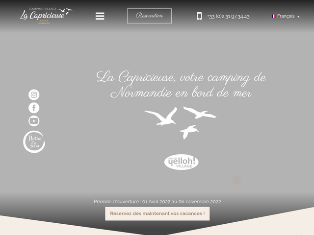 Camping La Capricieuse - Bord de mer - Normandie