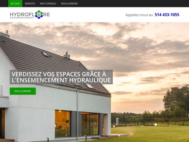 Hydroflore | ensemencement hydraulique sur la rive-nord