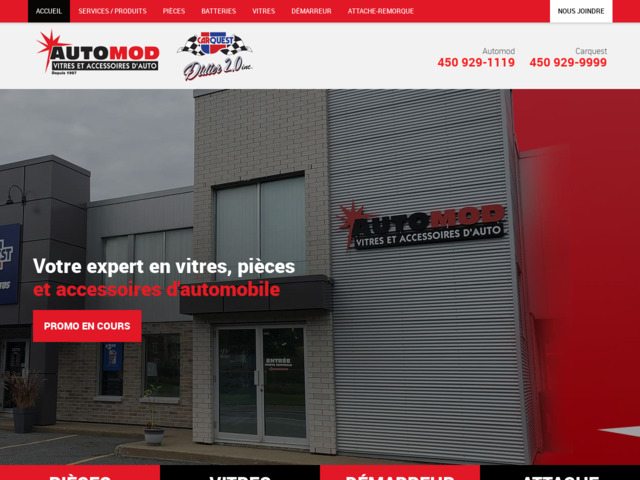 Automod Varennes | Expert en vitres, pièces et accessoires d'automobile