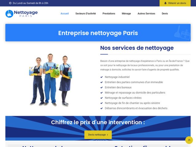 Socit de nettoyage et dsinfection