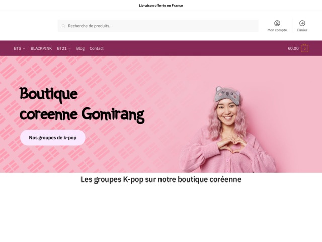 Boutique corenne gomirang : mode et dcoration culture kpop