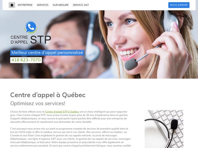 Centre d'appel STP | Centre d'appel  Qubec
