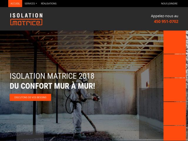 Isolation Matrice | Entrepreneur en isolation  Mirabel, Laval, Rive-Nord