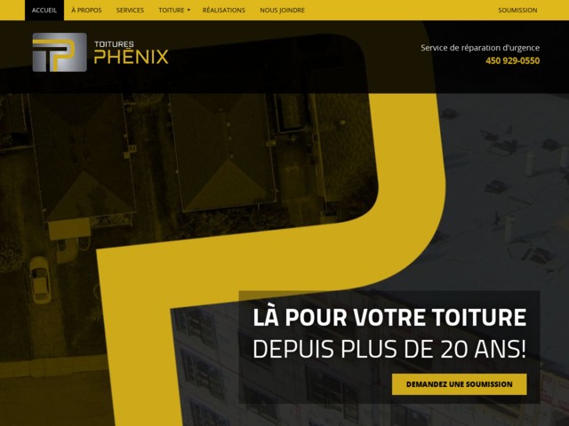 Couvreur sur la rive-sud |toiture phnix |votre couvreur