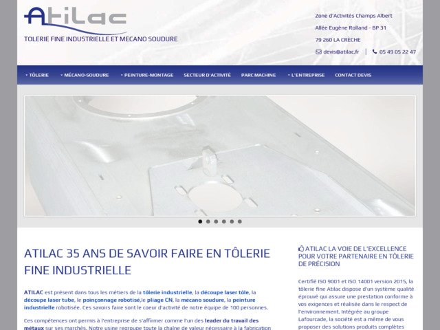 Dcoupe laser mtal par Atilac