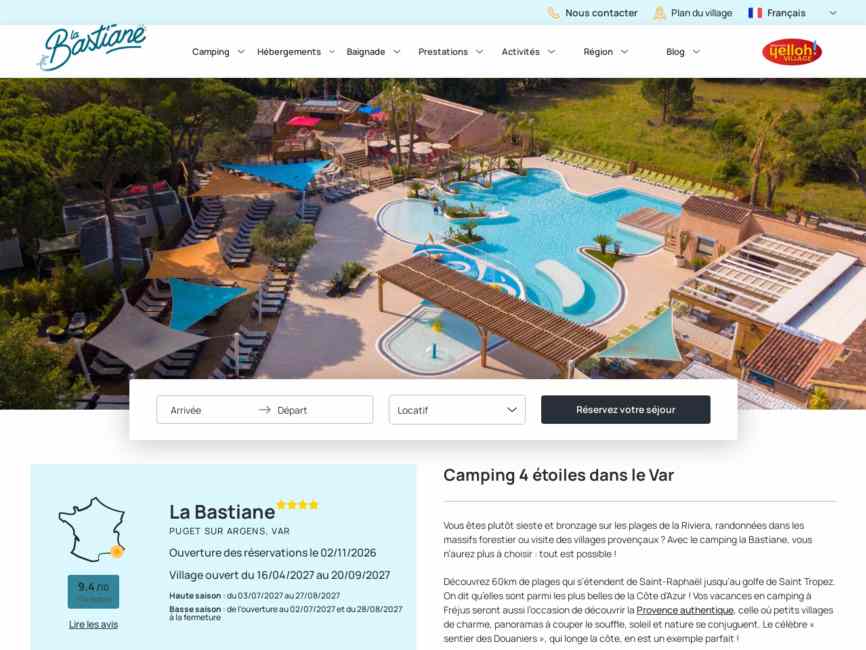 La Bastiane Camping & Bungalows