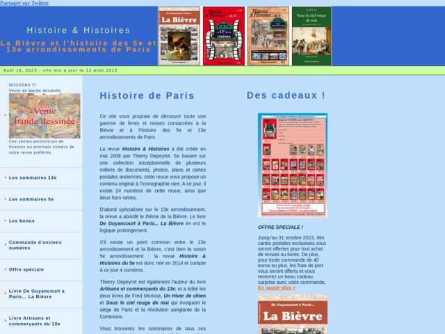 Histoire, culture, CPA Paris 13