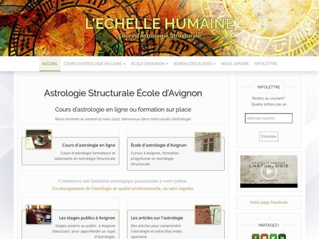 L'Echelle Humaine. Cours d'astrologie