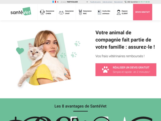 Assurance chien chat, SantVet