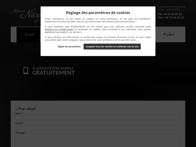 : Maison Nicolas, salon de coiffure haut de gamme  Saint-Tropez (83)