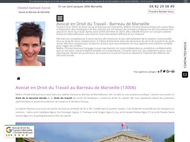 Avocat droit du travail  marseille 13006