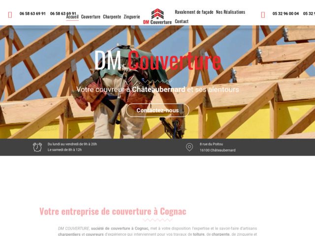 Travaux de charpente à Saintes