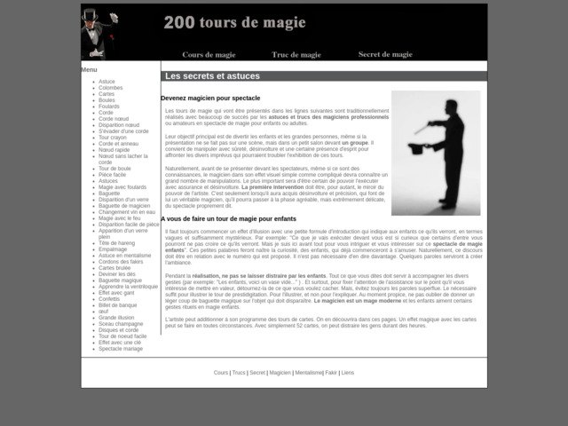 Initiation à l'art magique pour animer la noce