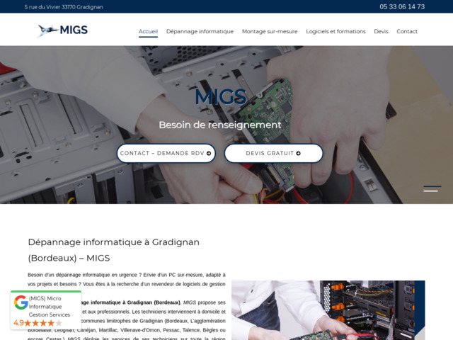 Entreprise spcialise dans les logiciels informatiques  Bordeaux