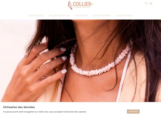 Collier coquillage