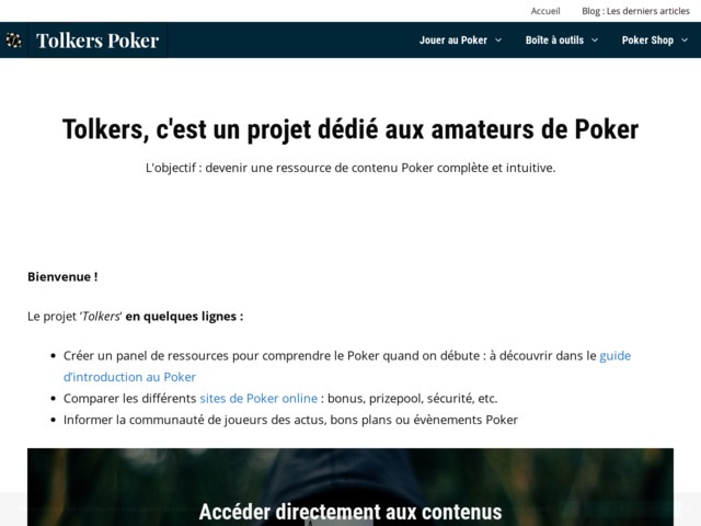 Tolkers : comparez les meilleurs sites de poker en ligne