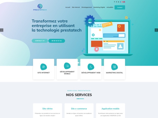 Prestatech : agence web & marketing digital