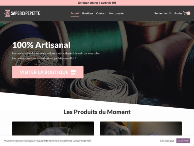 Saperlypépette - créations 100% artisanales
