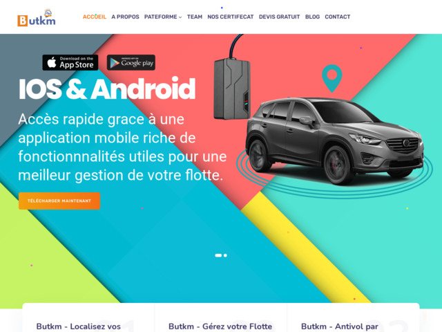 Butkm | Géolocalisation par GPS pour véhicules au Maroc