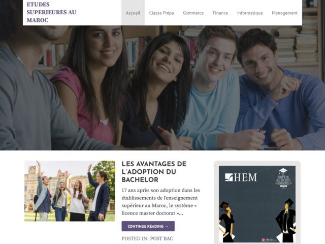 L'enseignement supérieur au maroc