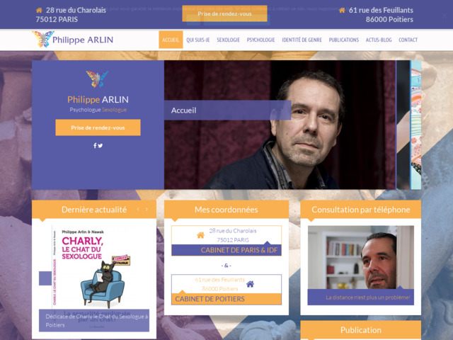 Sexologue  Poitiers, Philippe Arlin
